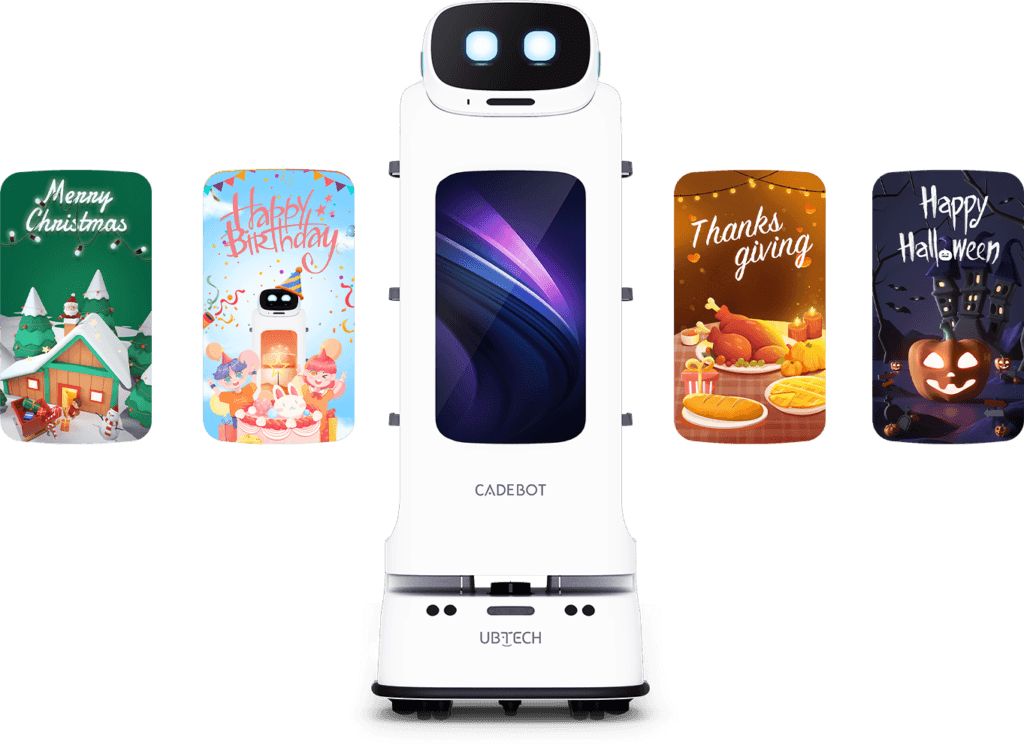 cadebot advertising screen